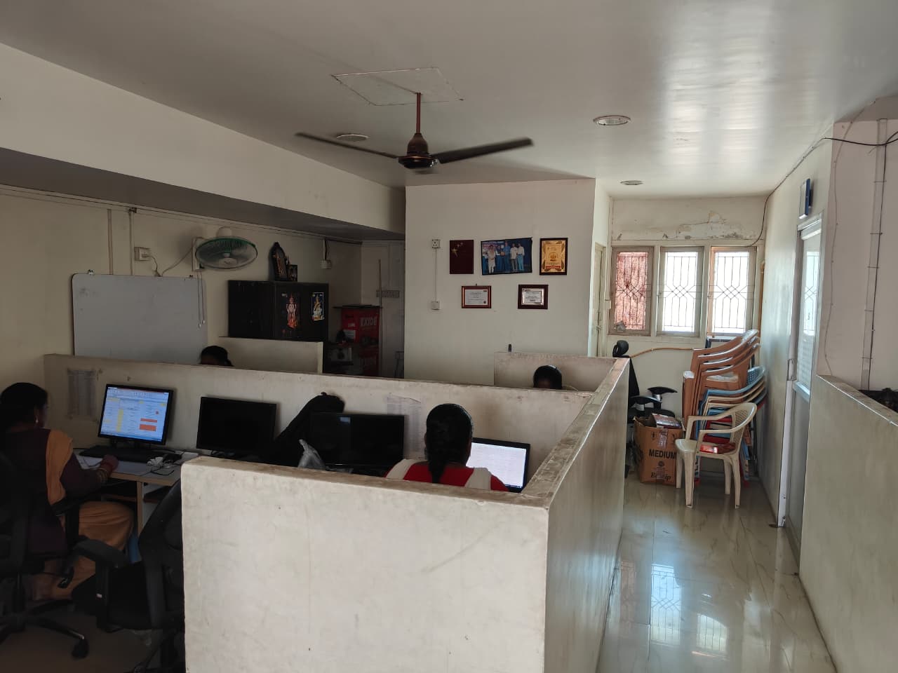Our office floor